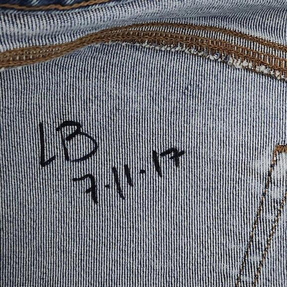 2/$30 NWOT Paige Distressed Straight Leg Jeans Size 27 - Picture 4 of 5